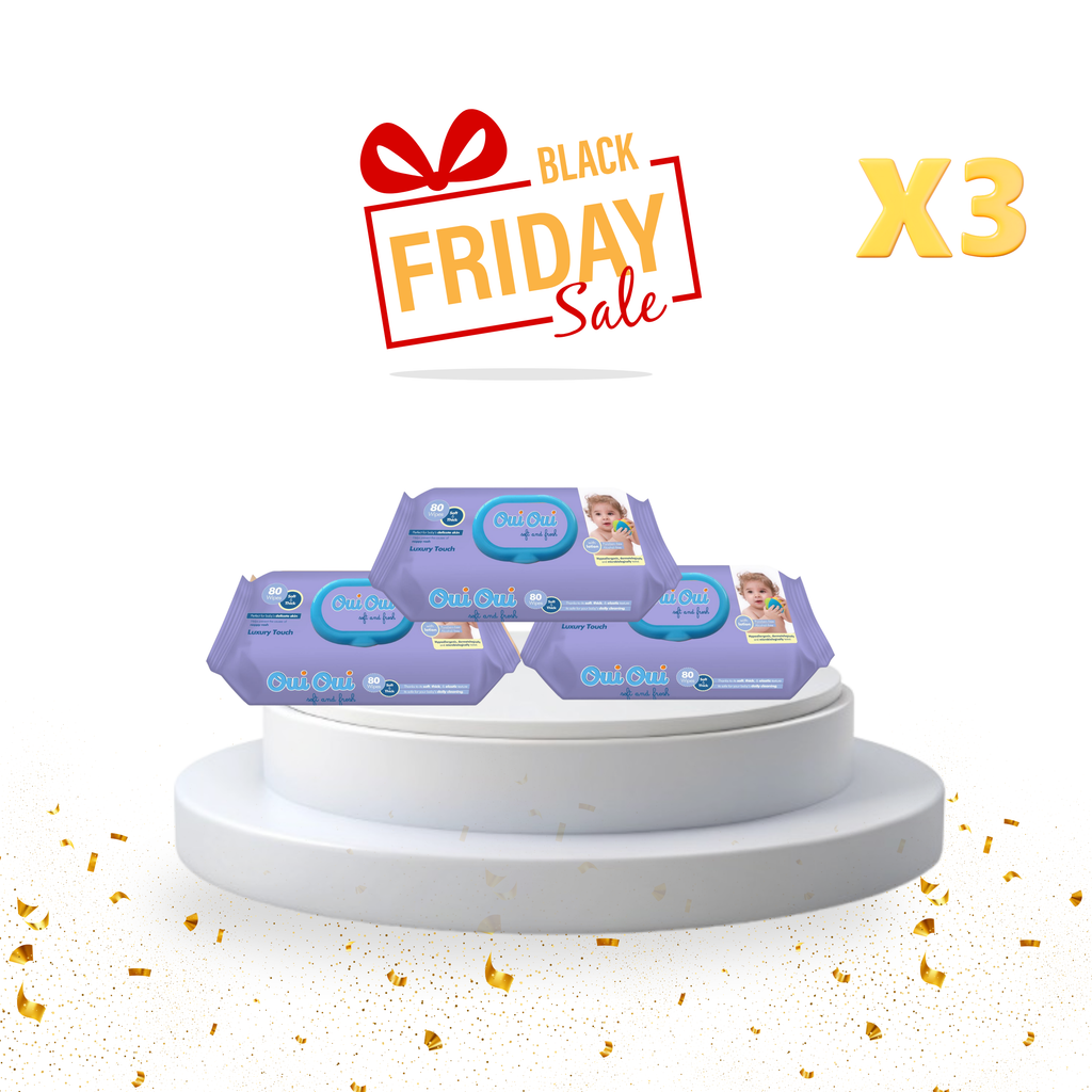 3 wipes- Luxury Touch