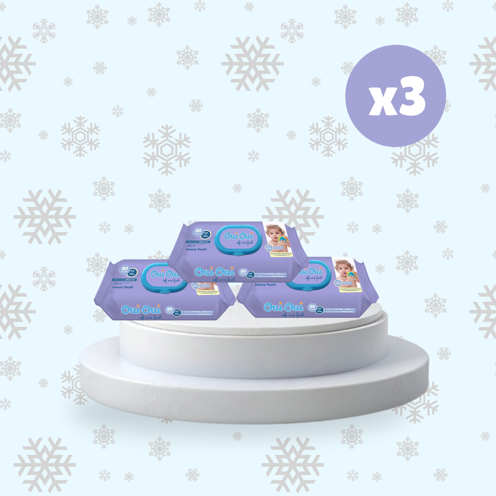 3 wipes- Luxury Touch