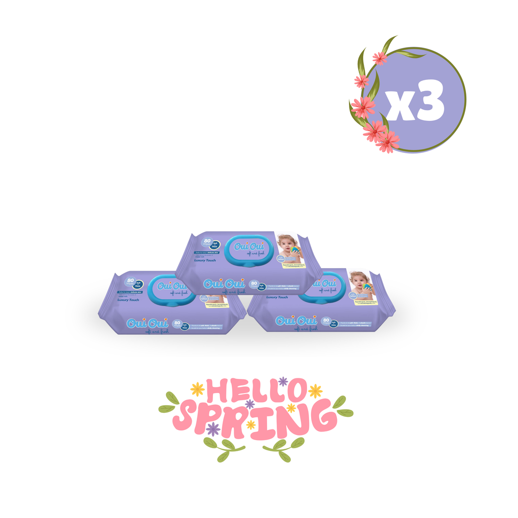 3 wipes- Luxury Touch