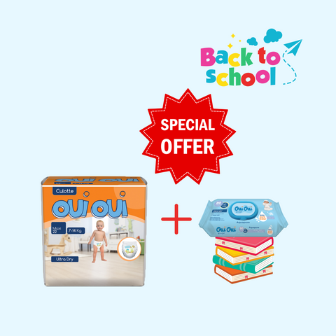 Oui Oui Culotte- Maxi+ 1 Wipes