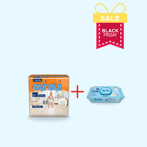 Oui Oui Culotte- Maxi+ 1 Wipes