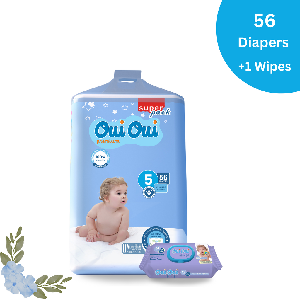 Oui Oui  Super Pack- Size 5 +1wipes