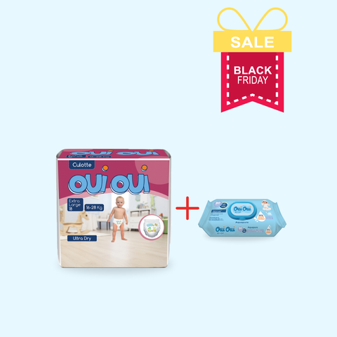 Oui Oui Culotte-X-large+ 1 Wipes