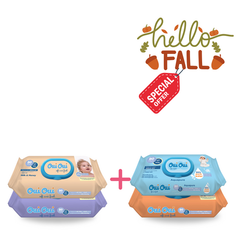 2+2 Wipes Assorted