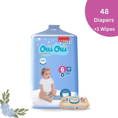 Oui Oui  SuperPack- Size 6+1wipes