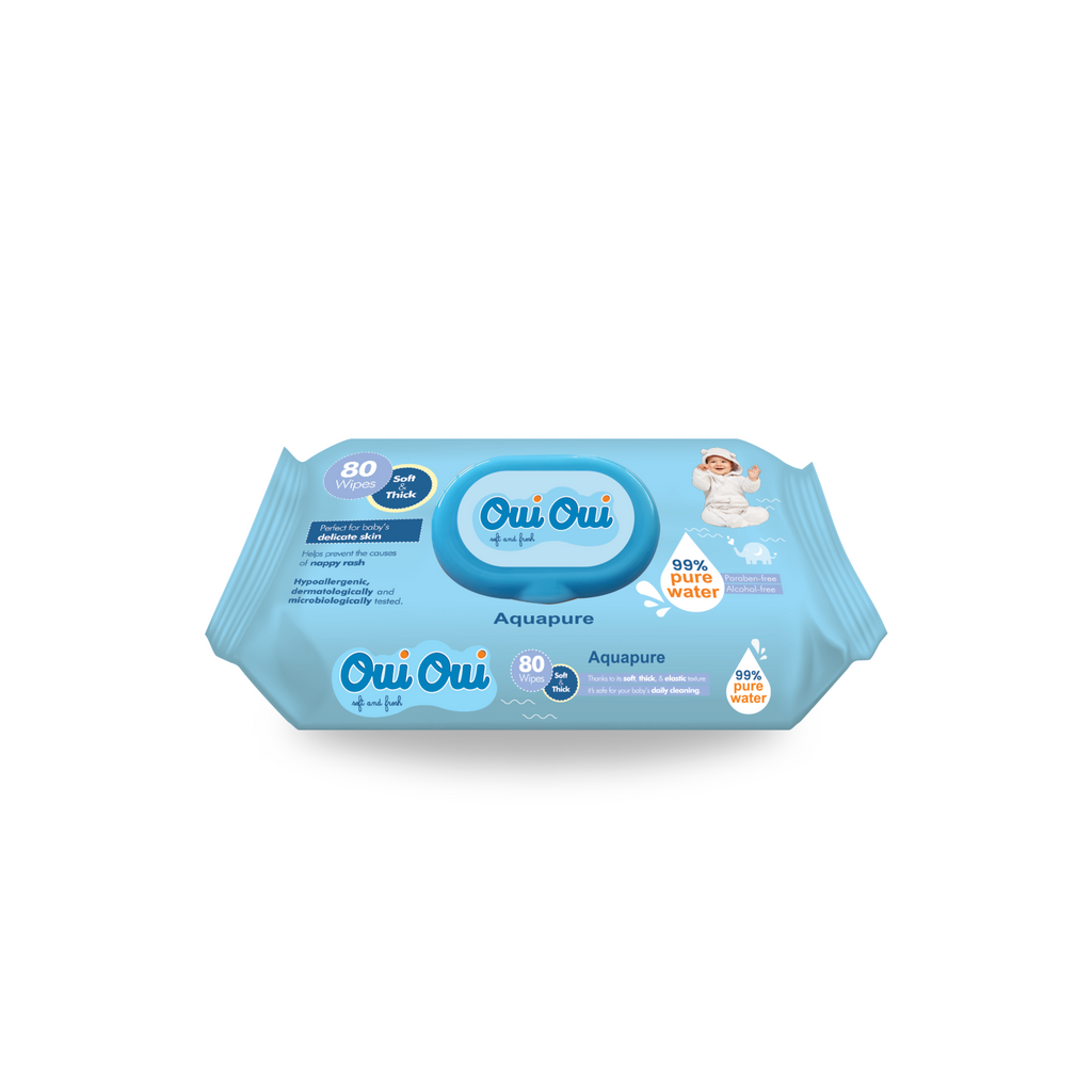Oui Oui Aquapure- Water Wipes