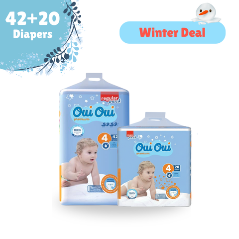 Oui Oui Regular Pack + Mini Pack-Size 4
