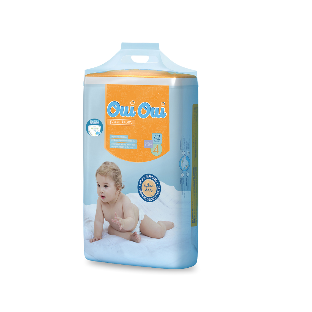 Oui Oui Baby Diapers - Size 4