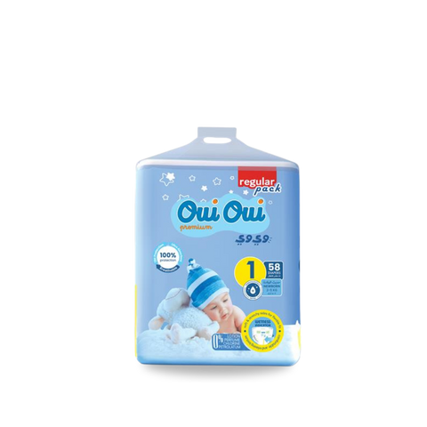 Oui Oui Baby Diapers - Newborn Size 1