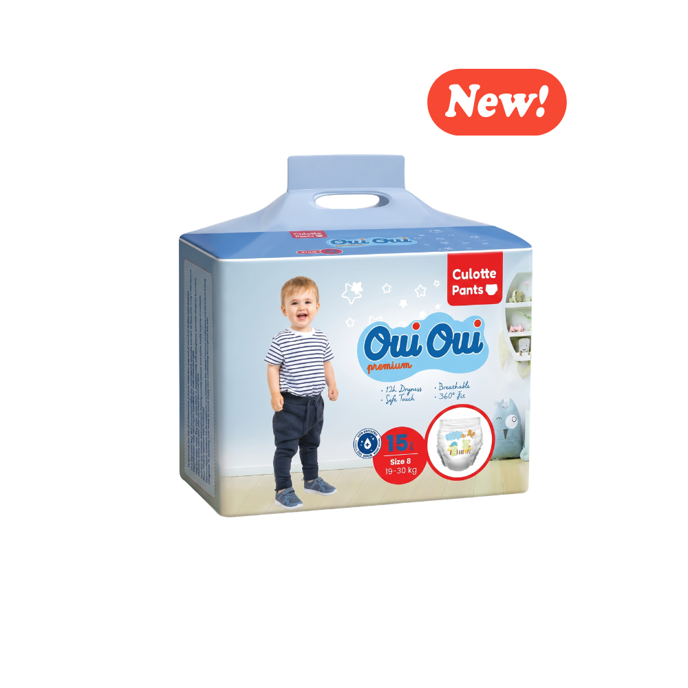 Oui Oui  Couches Culotte-Size 8