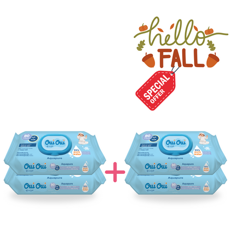 2+2 Aquapure Wipes