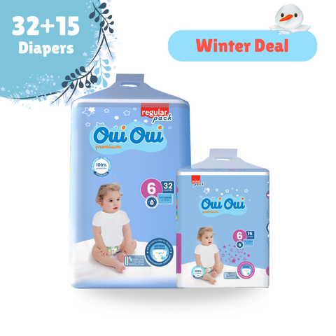 Oui Oui Regular Pack + Mini Pack-Size 6