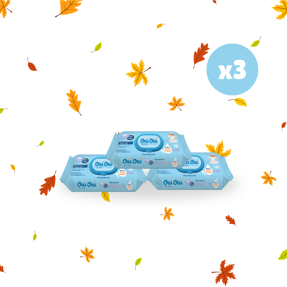 3 wipes- Aquapure