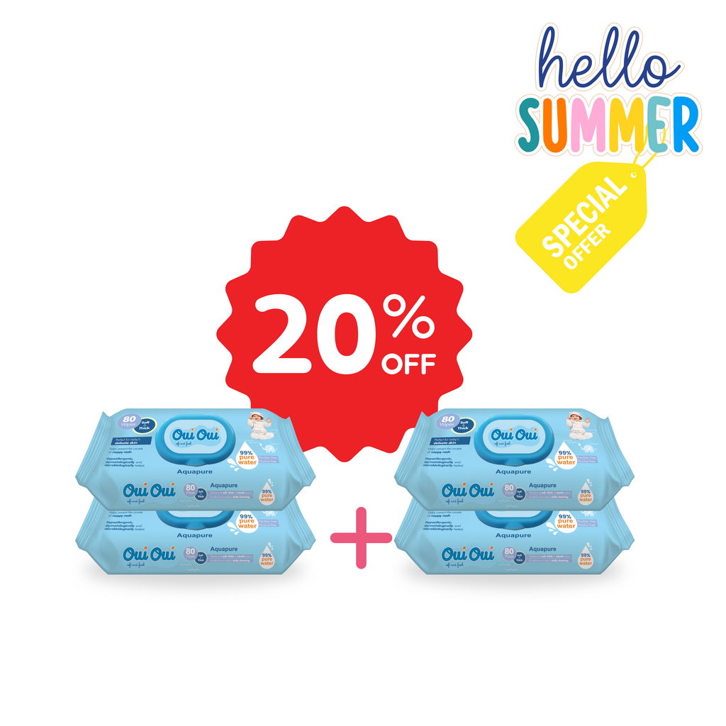 2+2 Aquapure Wipes