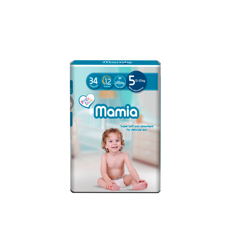 MedianeShop  Mamia Baby Diapers-Size 5