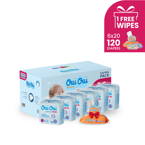 MedianeShop OuiOui Baby Diapers Saving Pack-size 3