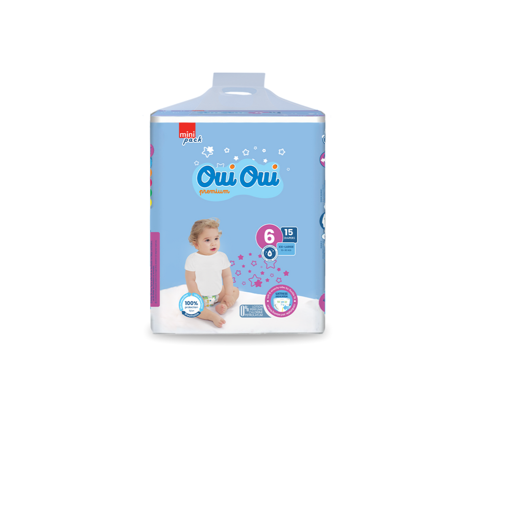 Oui Oui Baby Diapers Mini Size 6