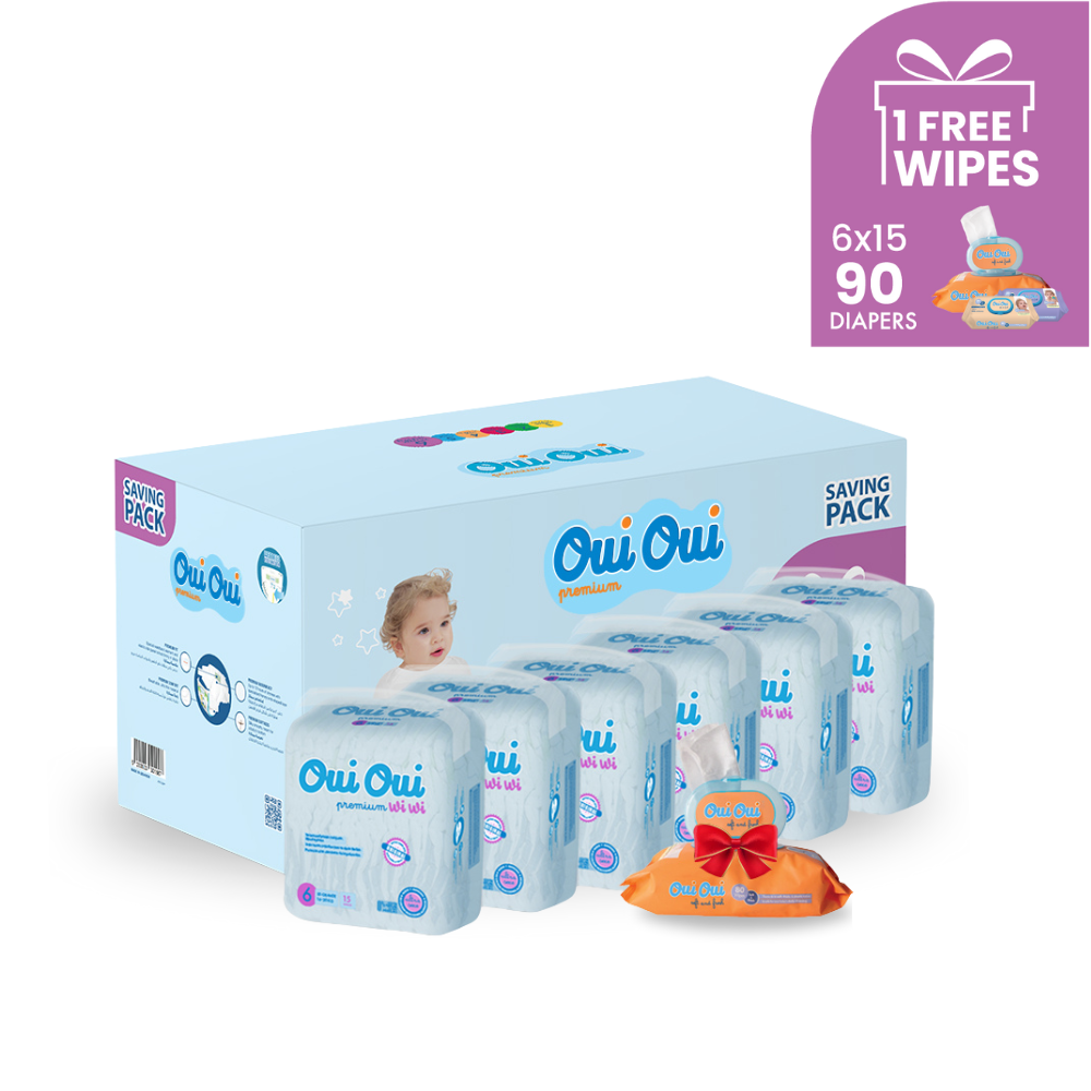 Mediane Shop Oui Oui Baby diapers Saving Pack-Size 6