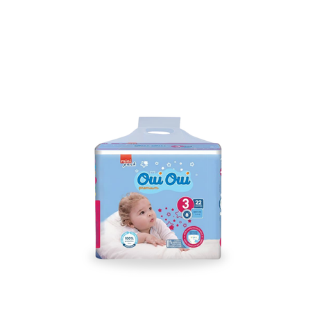 Mediane Shop Oui Oui Baby Diaper Mini Size 3 