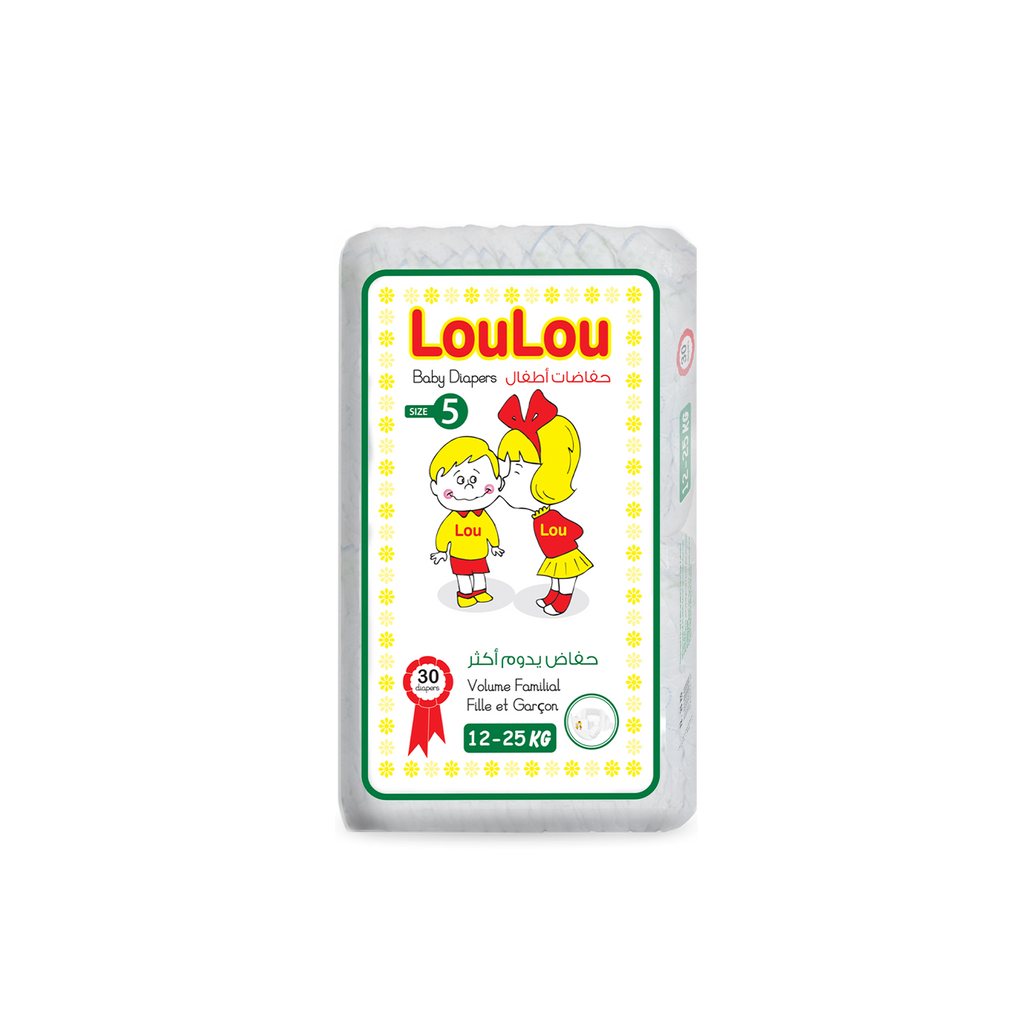 Loulou Baby Diapers - Size 5