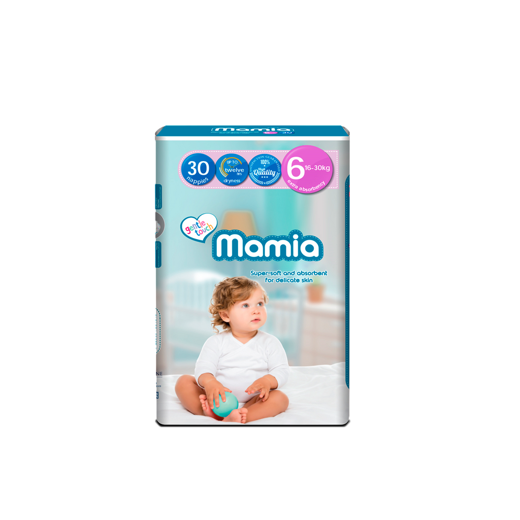 Mamia Baby Diapers - Size 6