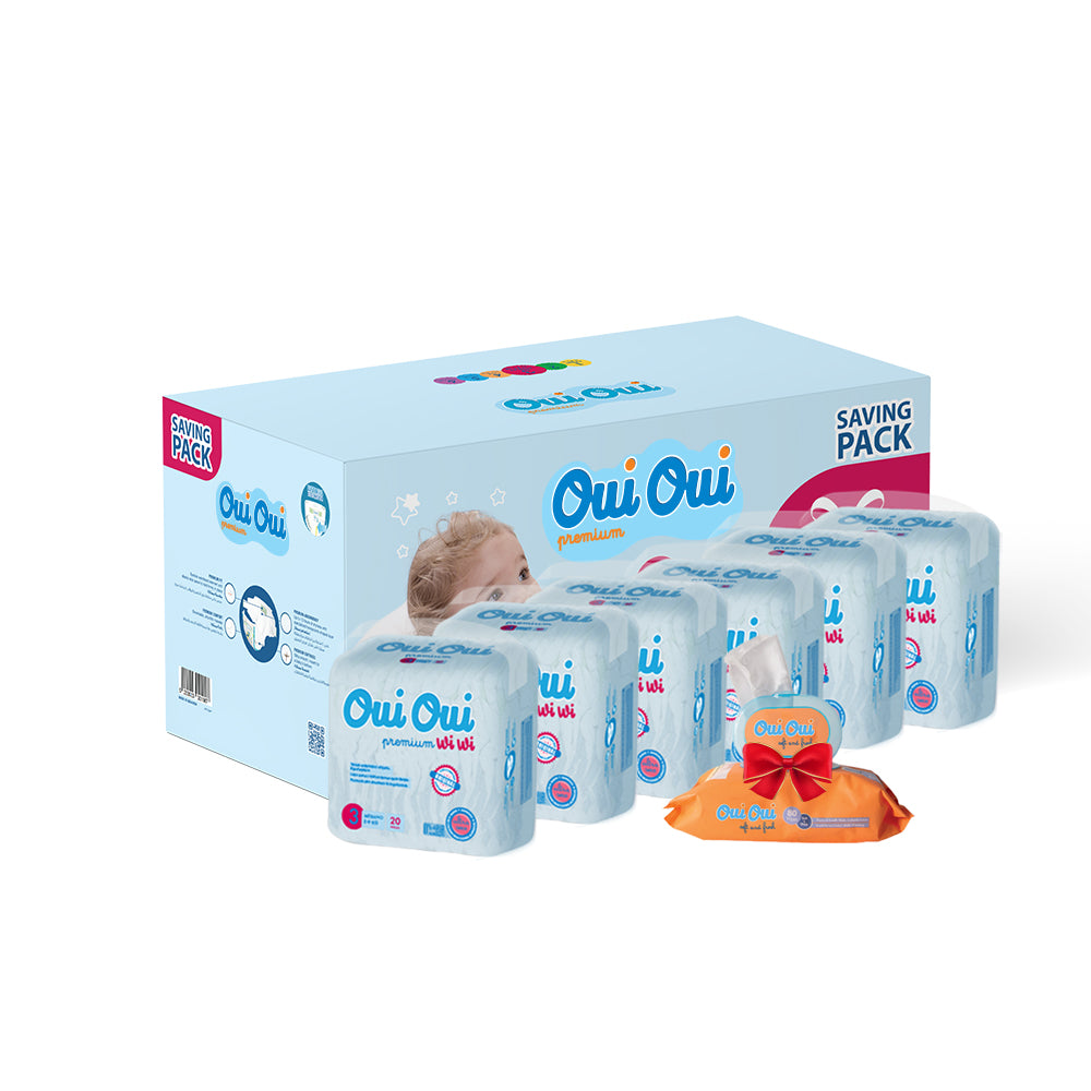 Oui Oui Saving Pack size 3+wipes