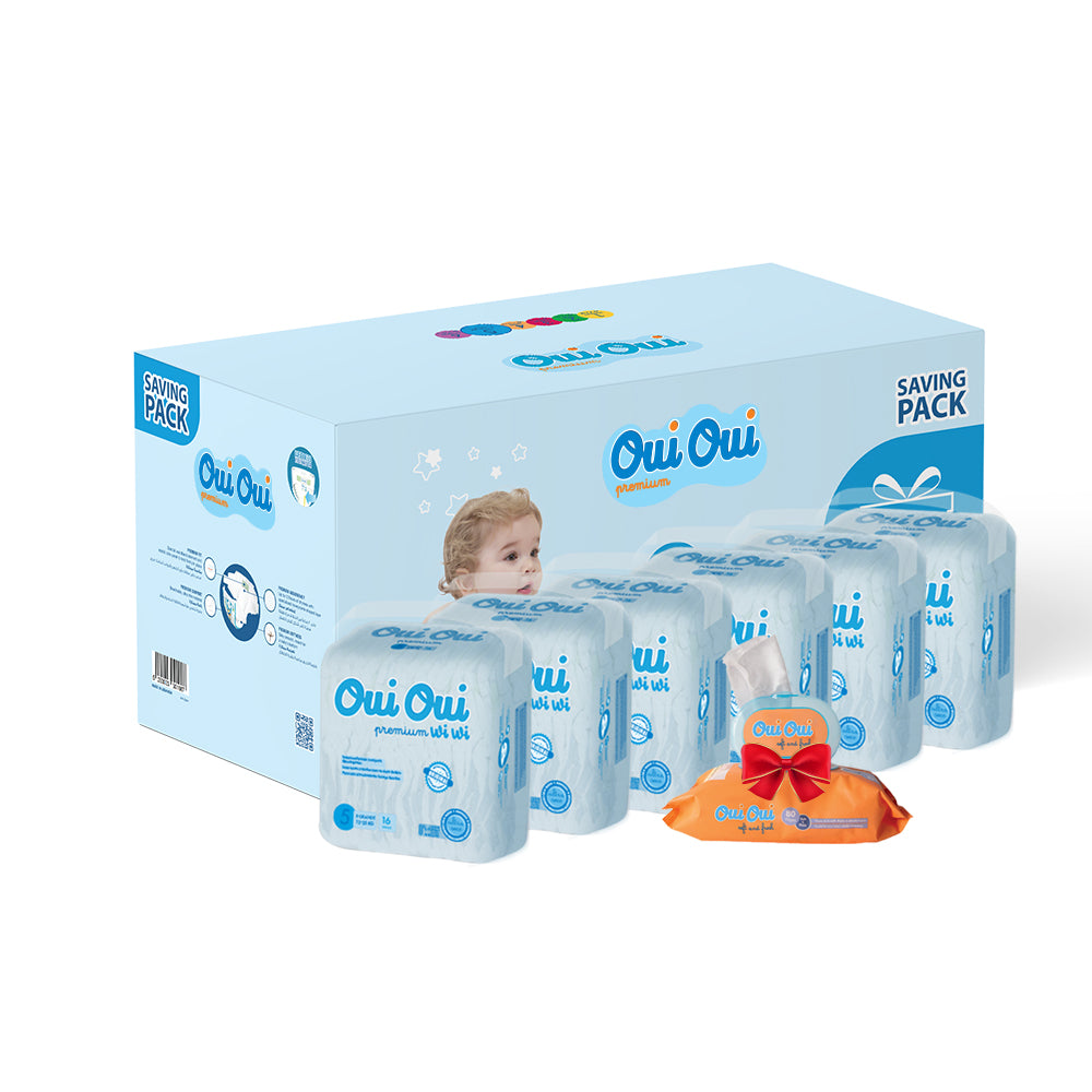 Oui Oui  Saving Pack Size 5+wipes